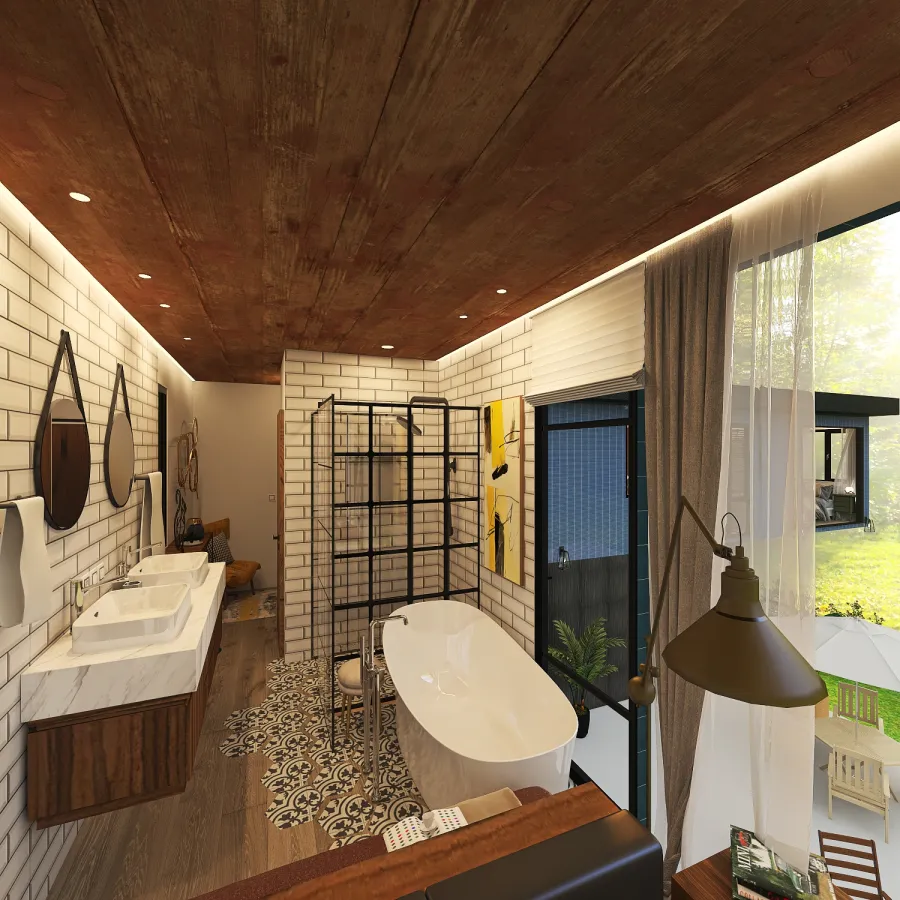StyleOther ColorScemeOther Beige Master Bedroom 3d design renderings