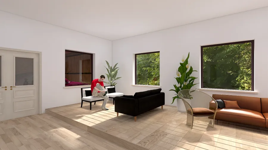 Contemporary Minimalist House 3d design renderings