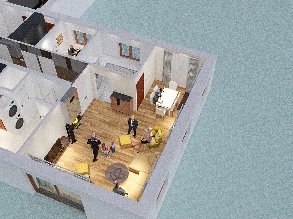 Copy of Nowy dom bez garażu 3d design renderings