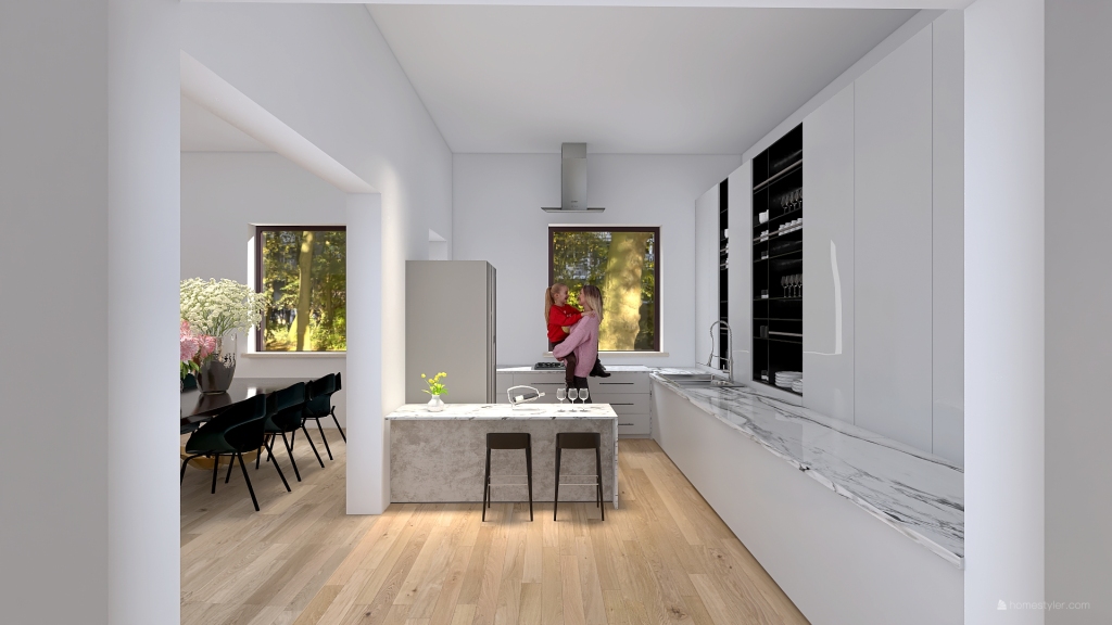 Contemporary Minimalist House 3d design renderings