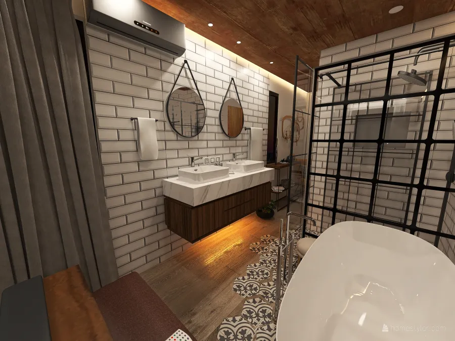 StyleOther ColorScemeOther Beige Master Bedroom 3d design renderings