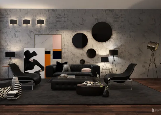 Apartamento ＂IN BLACK＂ Design Rendering