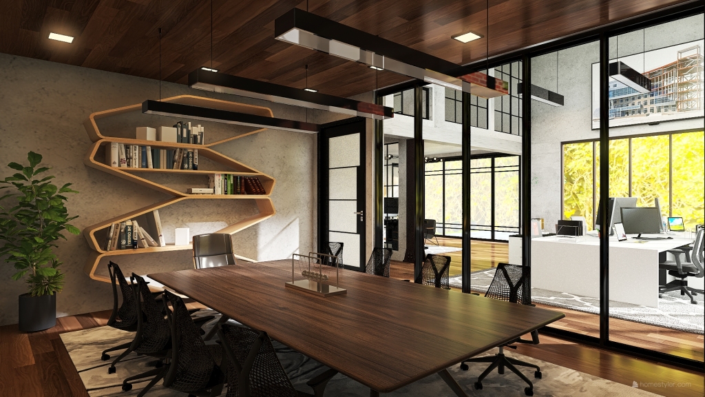 Meeting Room 3d design renderings