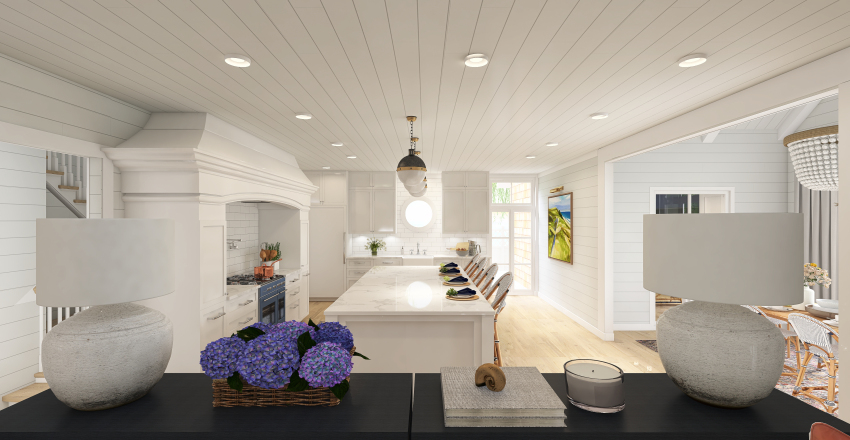 CAPE COD Home Decoration Project and 3D Renderings | Inspiration 51