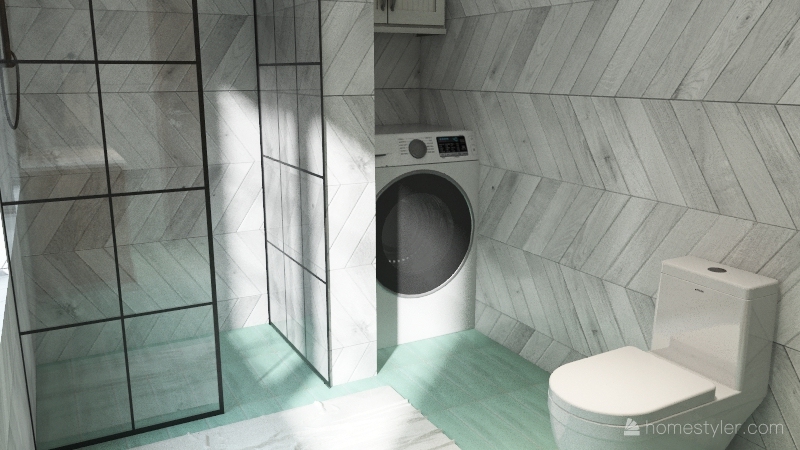 Bathroom/ laundrey 3d design renderings