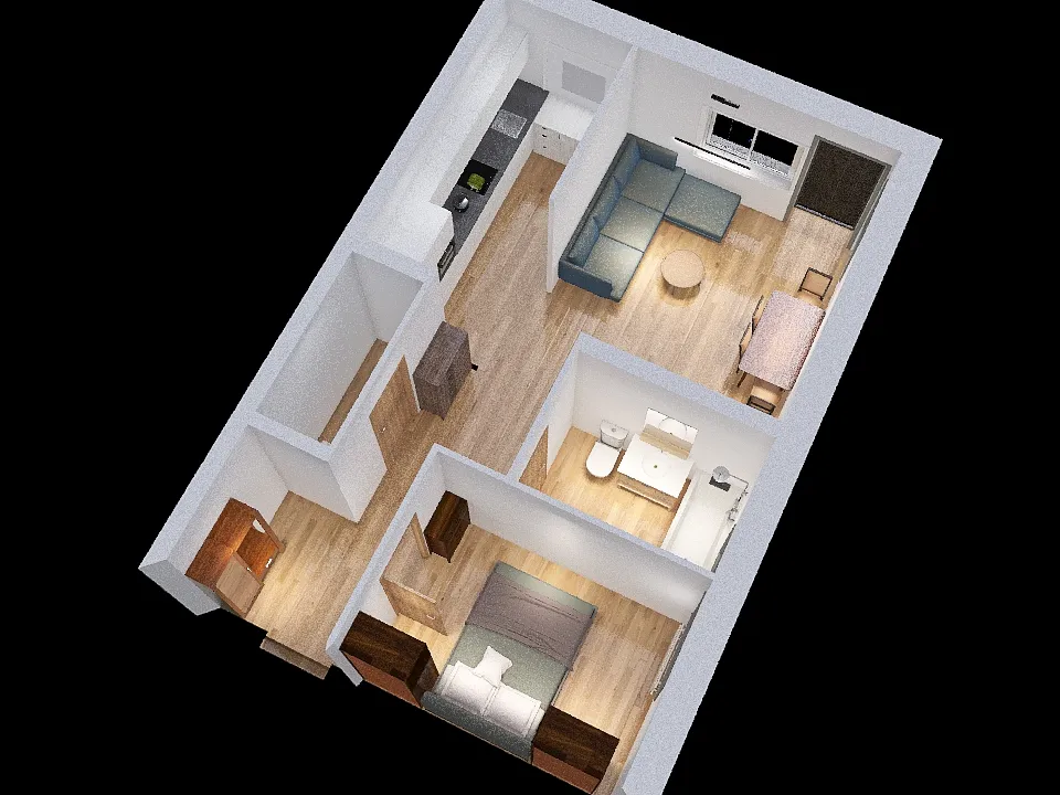 Mieszkanie_boguchwala 3d design renderings