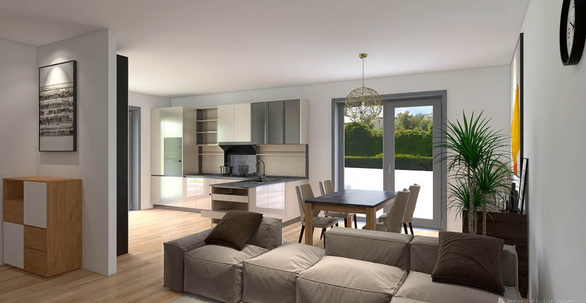 Appartamento Interior Design Render