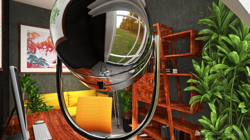 2021 & most people are working from home! Interior Design Render