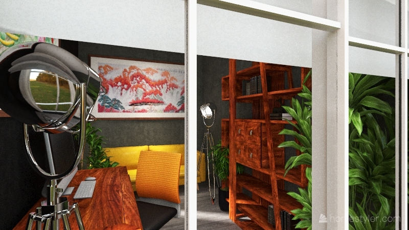 2021 & most people are working from home! Interior Design Render