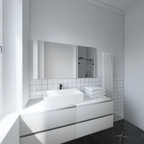 bagno cesano gloria 3d design renderings