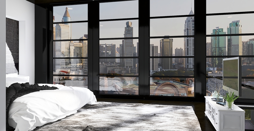 chicago apartment Interior Design Render