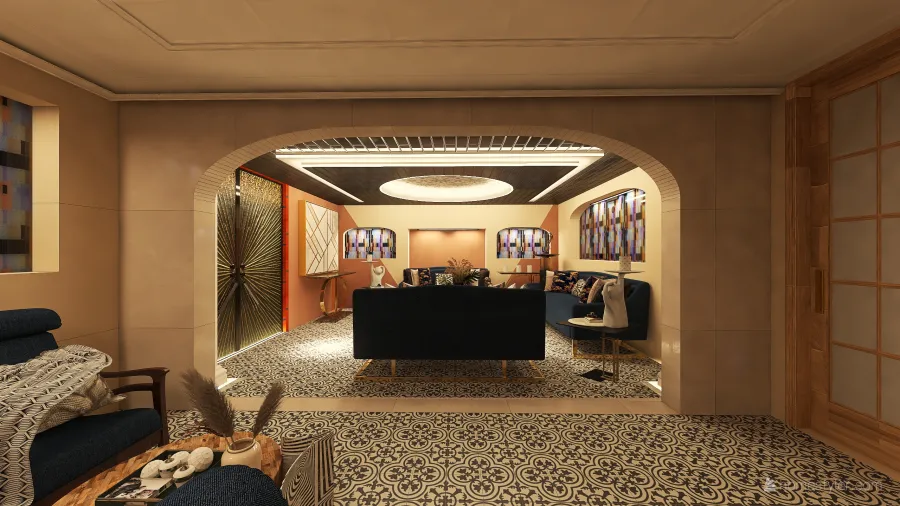 VIP room 3d design renderings