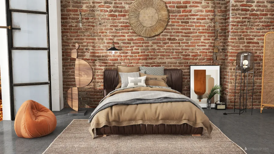 Industrial Traditional Rustic Earthy Tones Model Collection and Demo Project EarthyTones Beige 3d design renderings