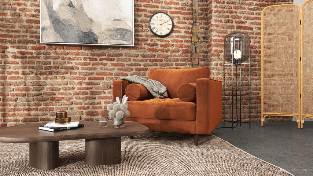 Industrial Traditional Rustic Earthy Tones Model Collection and Demo Project EarthyTones Beige 3d design renderings