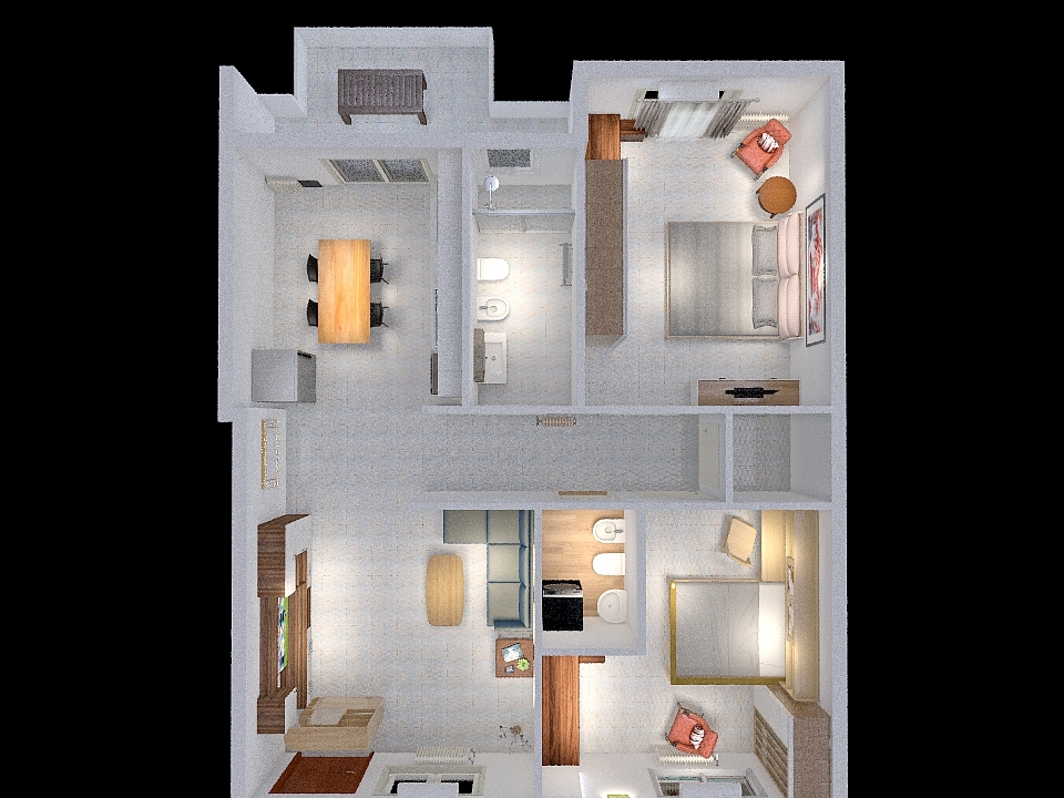 casa nuova 3d design renderings