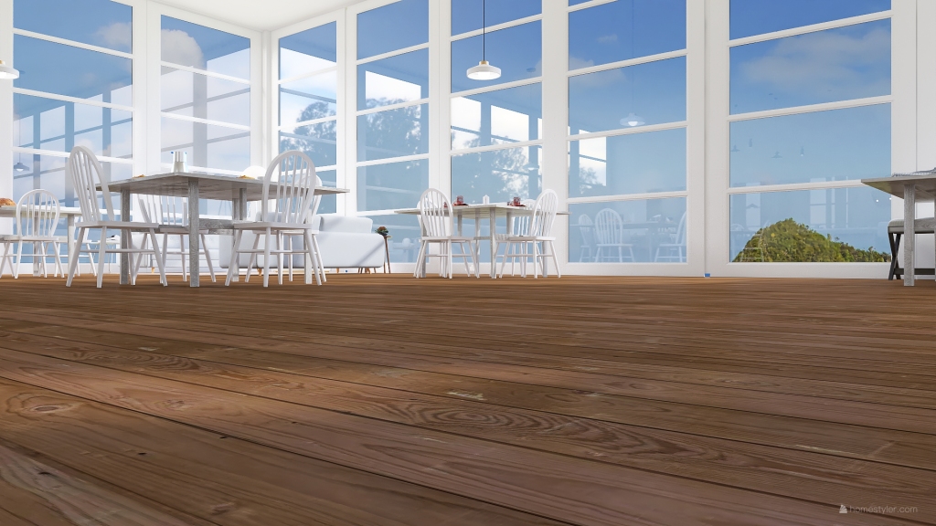 Coffee house in Fiji 3d design renderings