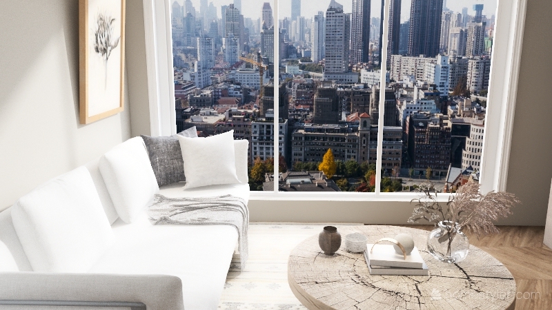 New York Apt Interior Design Render