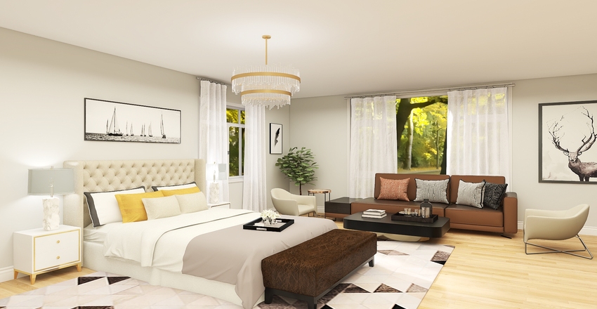 lovely home Interior Design Render
