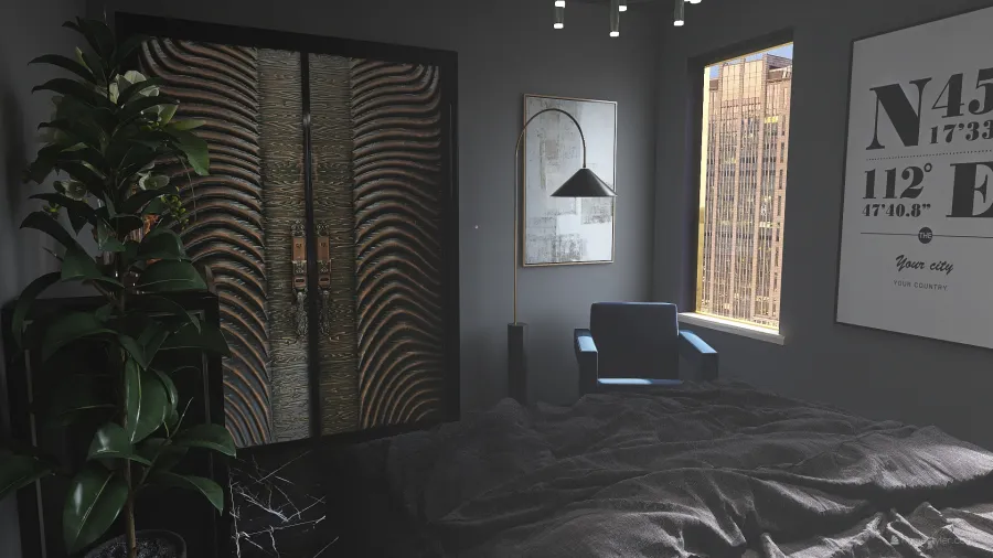 Main Bedroom 3d design renderings