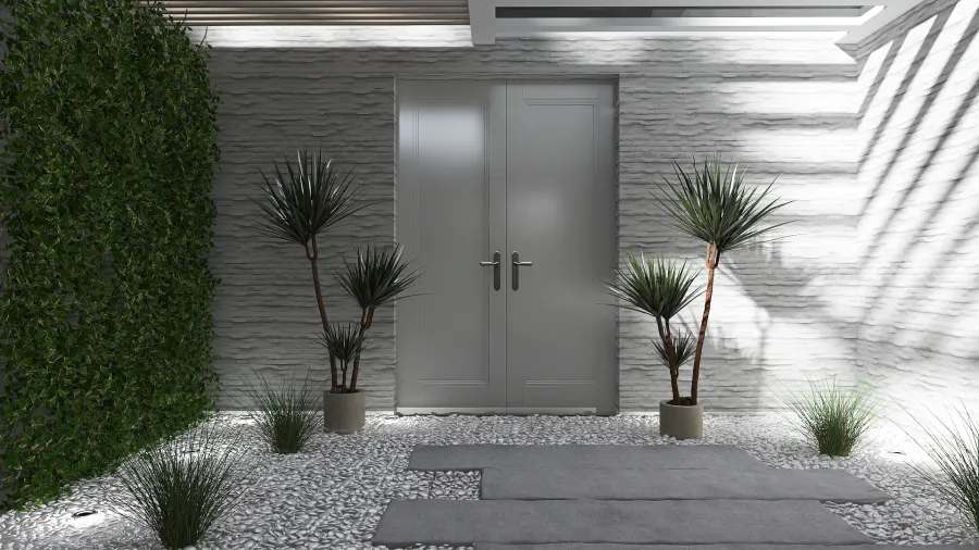 Contemporary Costal StyleOther WabiSabi WoodTones EarthyTones ColorScemeOther Beige Hallway1 3d design renderings