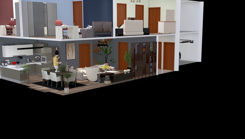 Thin House 3d design picture 231.19