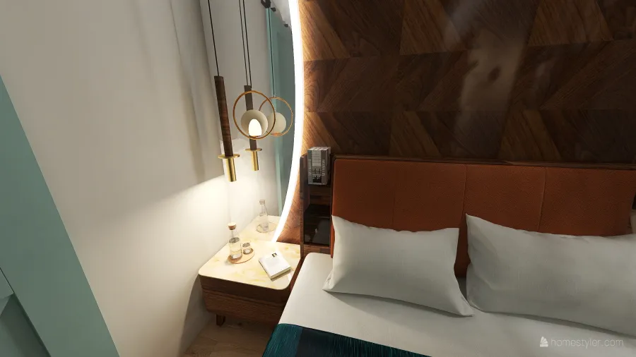 2 bedroom apartment 3d design renderings