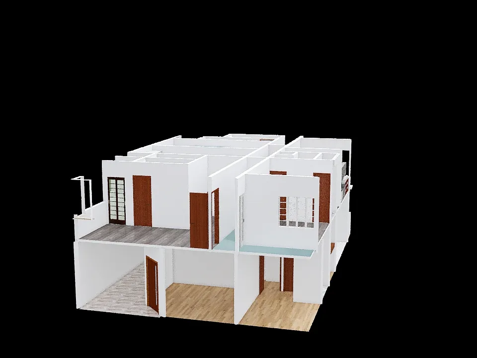 1st.Floor Remodel 3d design renderings