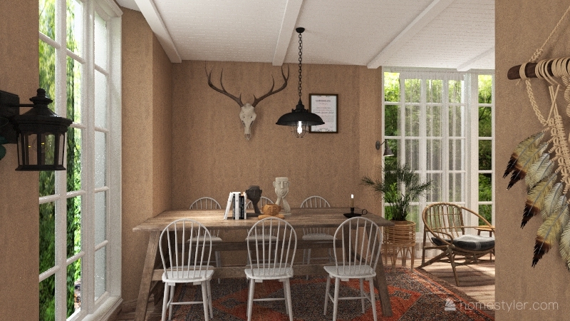 La Casa Solitaria 3d design renderings