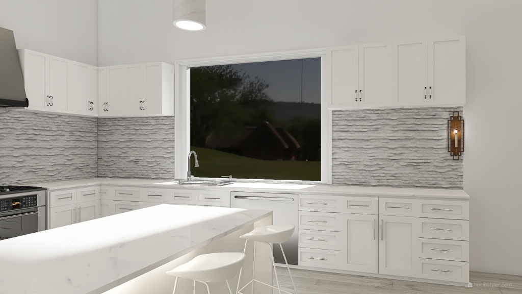 Modern Bauhaus Home 3d design renderings