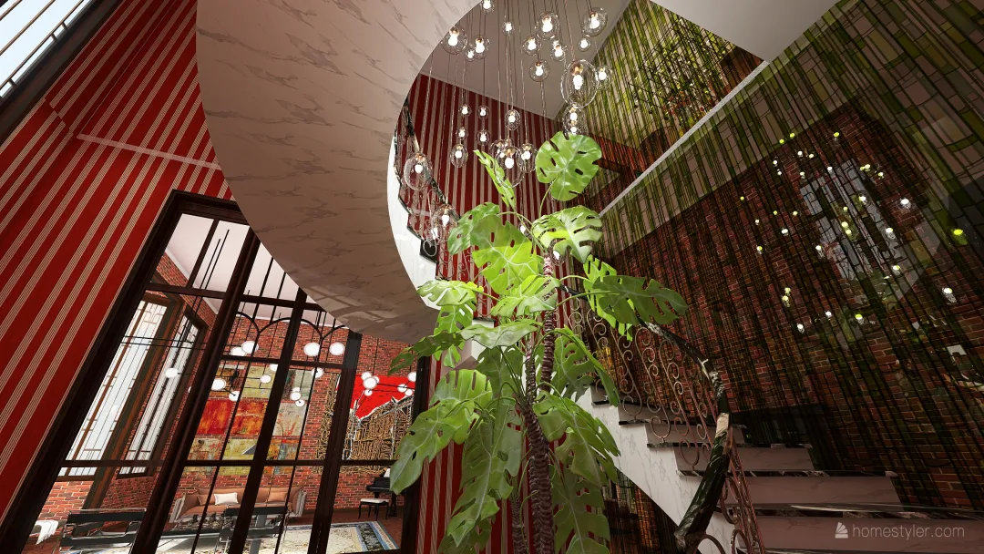 Hôtel Particulier 3d design renderings