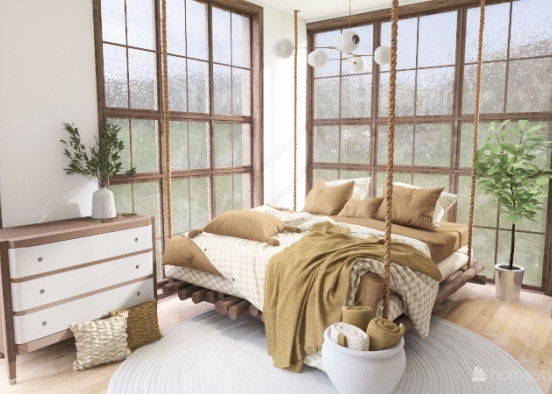 Nature Bedroom (No outdoor Desing) Design Rendering
