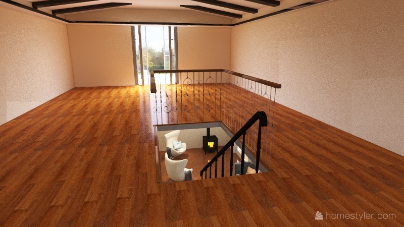 RE do layout of Portugal home Interior Design Render