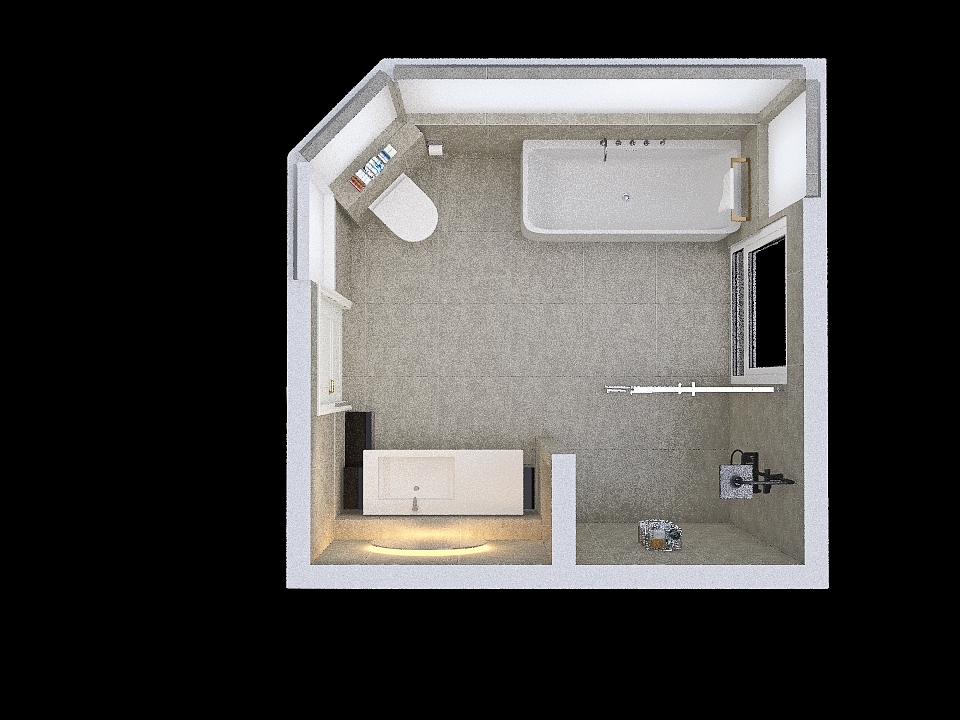 Bathroom_GroundFloor 3d design renderings