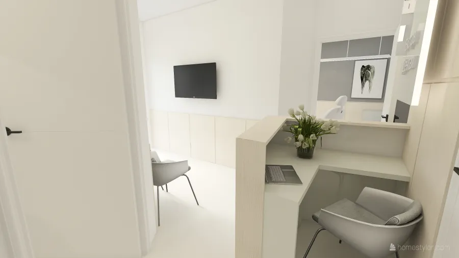 Dentist office natural 3d design renderings