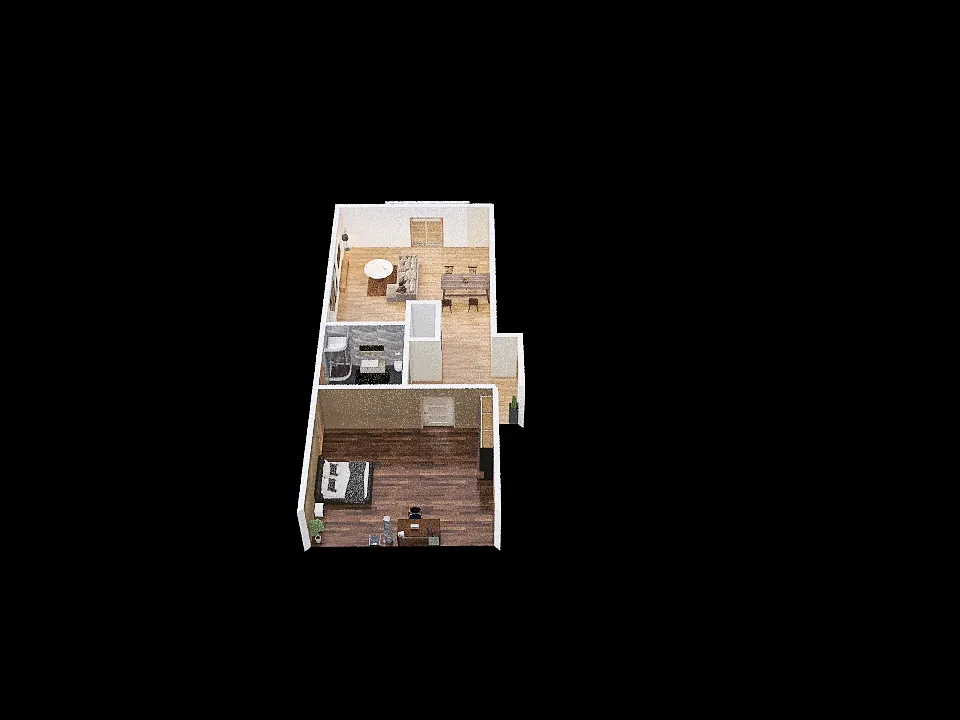 Mieszkanie 1 3d design renderings