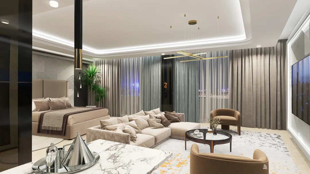 The Black sea apartments 3d design renderings