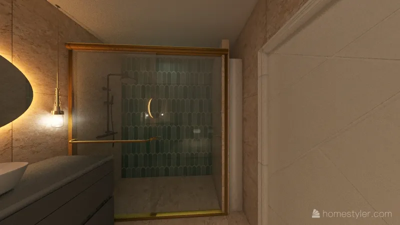 łazienka Sylwi 3d design renderings