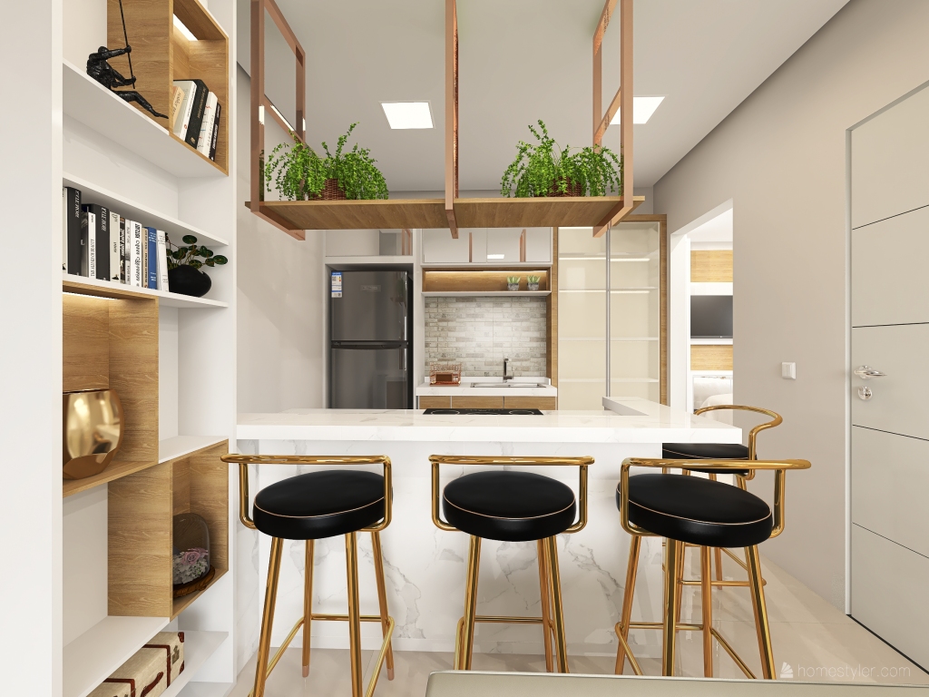 apartamento 3d design renderings