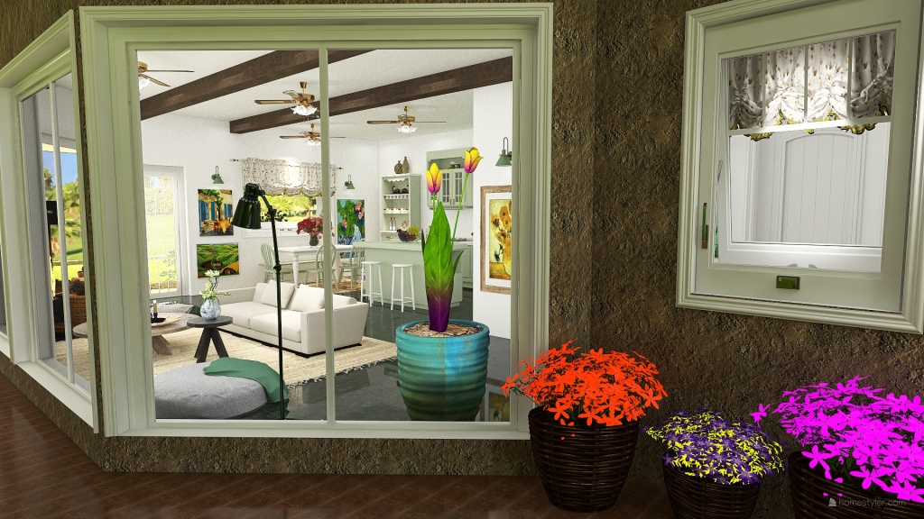 Residential - Country House 3d design renderings
