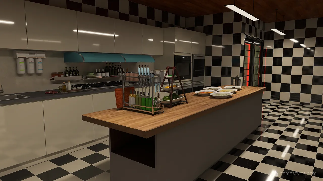 Kitchen 3d design renderings