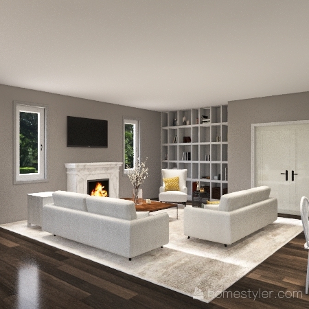 New Construction Build Interior Design Render