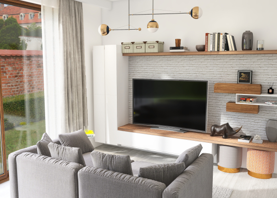 Ivona's - Living room Design Rendering