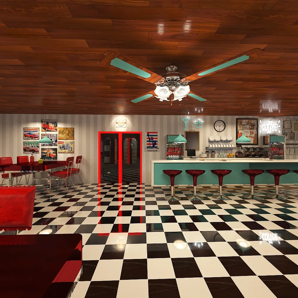 DiningRoom 3d design renderings