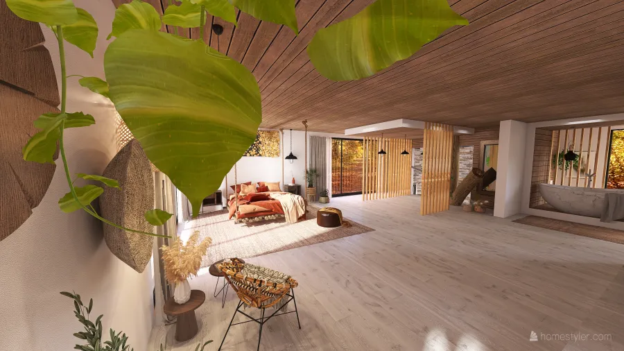 WOODY HOUSE 3d design renderings