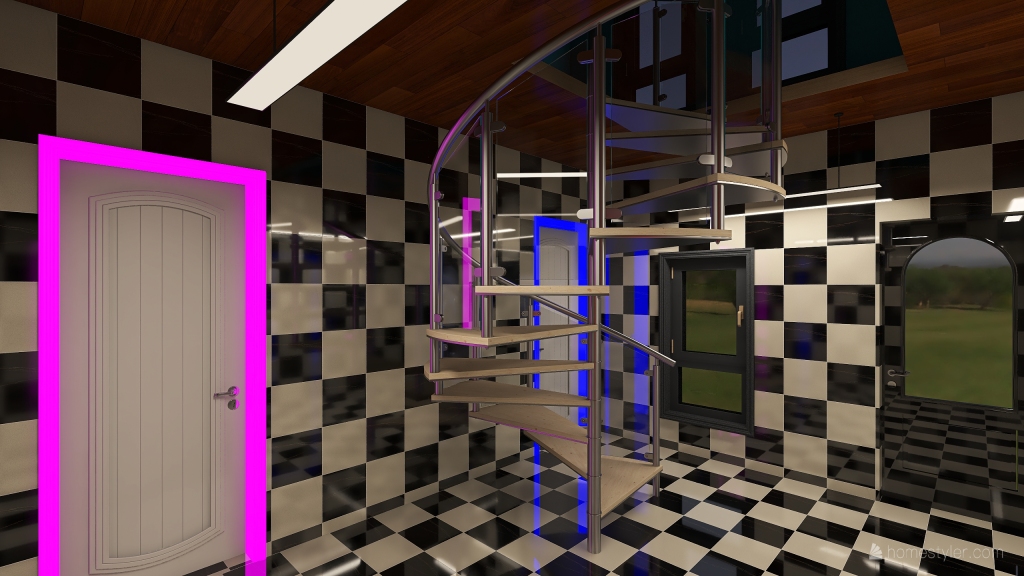 Hallway/ Apt. Entrence 3d design renderings
