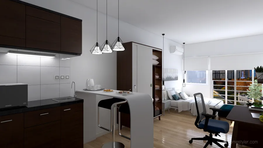 Living Dormitorio 3d design renderings