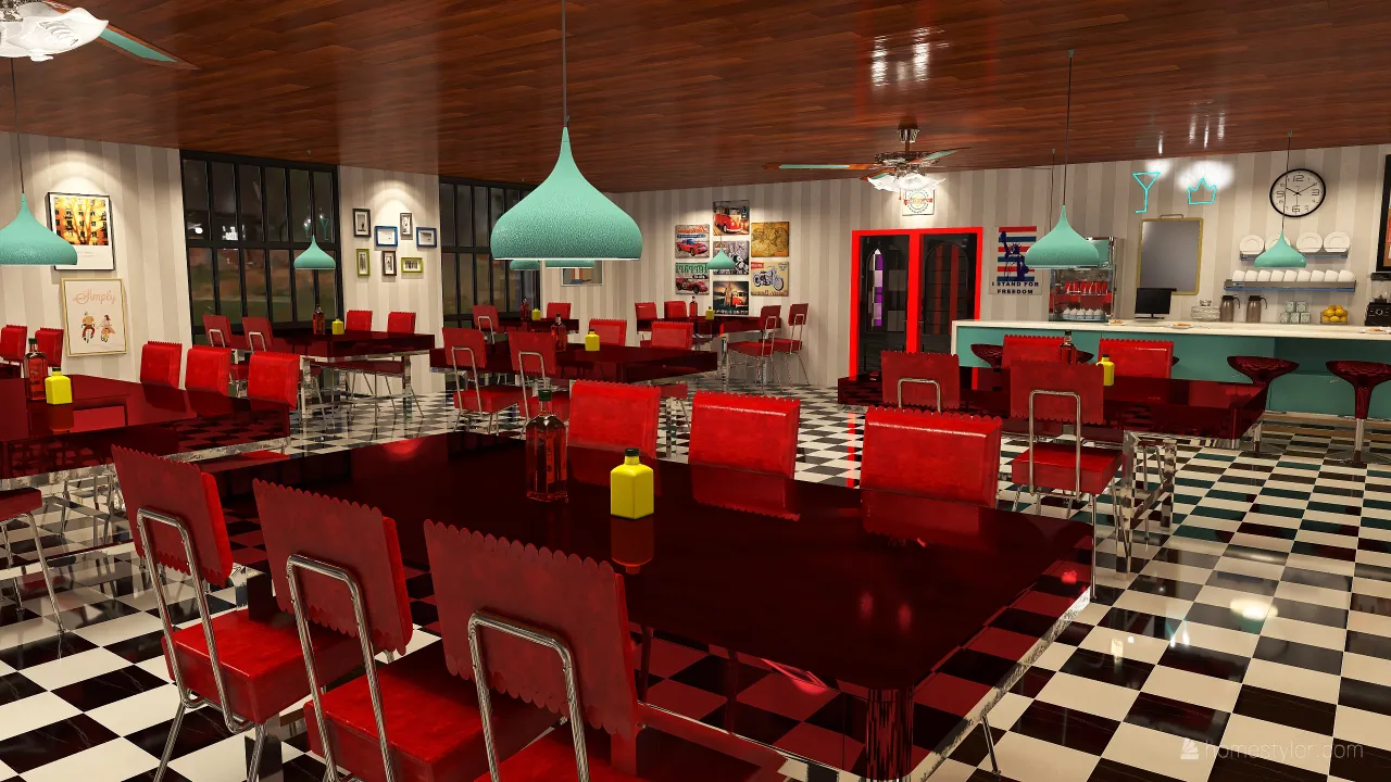 DiningRoom 3d design renderings