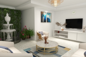 Modern living room ❤ Design Rendering