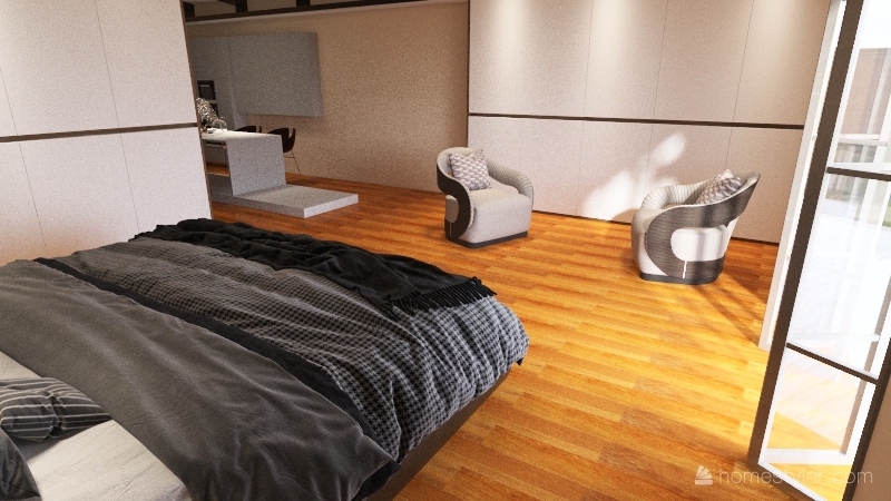 RE do layout of Portugal home Interior Design Render
