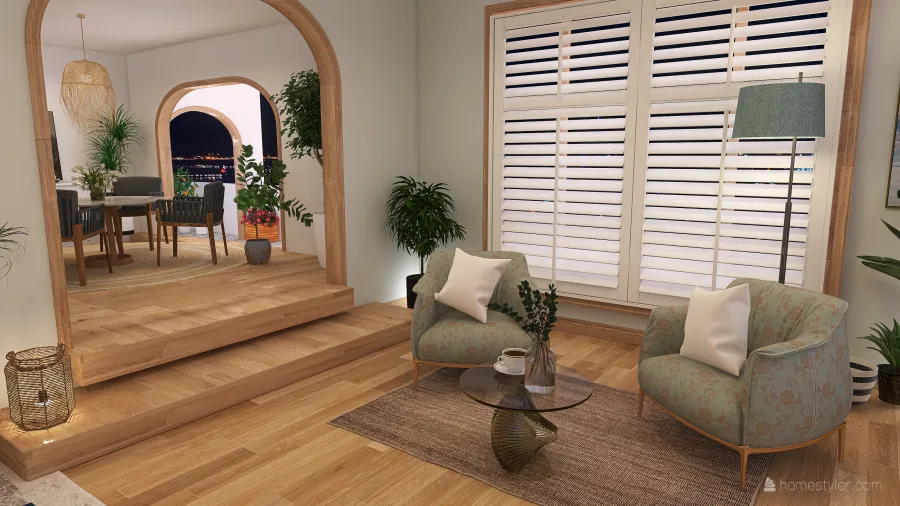 Costal StyleOther Beach House WarmTones WoodTones ColorScemeOther 3d design renderings